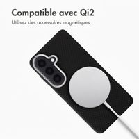 Accezz Coque arrière Mesh avec MagSafe Samsung Galaxy S26 - Noir