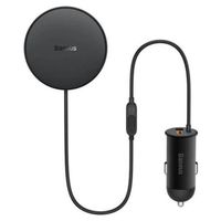 Baseus CW01 Magnetic Car mount - Support de téléphone de voiture - Grille de ventilation - Magnetique et MagSafe - Chargeur sans fil - Noir