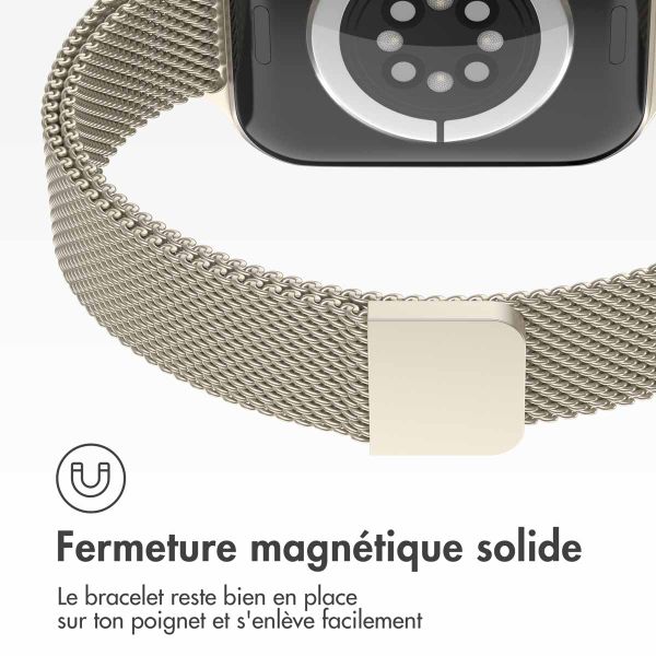 imoshion Bracelet slim Milanese Apple Watch | 38/40/41/42 mm - Champagne