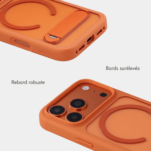 Accezz Coque arrière Hold avec MagSafe Apple iPhone 18 Pro / 17 Pro - Cosmic Orange