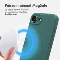 imoshion Coque Couleur avec MagSafe Apple iPhone 17e / 16e - Vert foncé