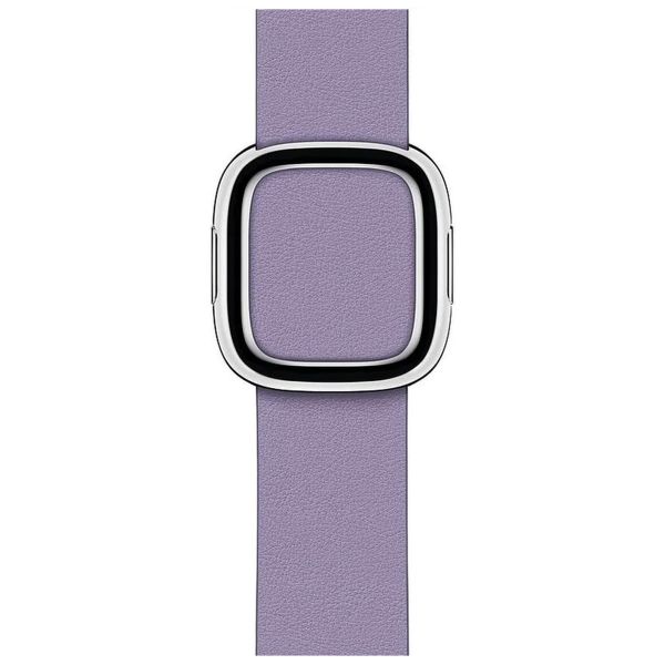 Apple Bracelet Leather Band Modern Buckle Apple Watch | 38/40/41/42 mm - Taille S - Lila