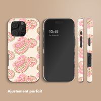 Selencia Coque arrière Vivid avec MagSafe Apple iPhone 16 Pro - Paisley Blush