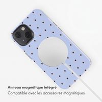 Selencia Coque arrière Vivid avec MagSafe Apple iPhone 13 - Happy Dots Digital Sky
