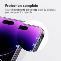 Accezz Protecteur d'écran en verre trempé + Applicateur Apple iPhone 14 Pro