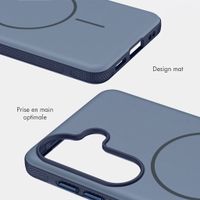 imoshion Coque arrière Color avec Thin MagSafe Ring Samsung Galaxy S26 - Bleu foncé