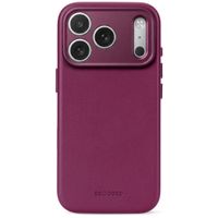 Decoded Coque en cuir MagSafe Apple iPhone 18 Pro / 17 Pro - Aubergine