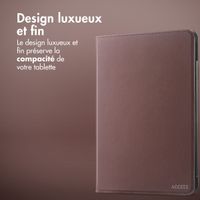 Accezz Coque tablette Classic Apple iPad 9 (2021) 10.2 pouces / iPad 8 (2020) 10.2 pouces / iPad 7 (2019) 10.2 pouces - Marron