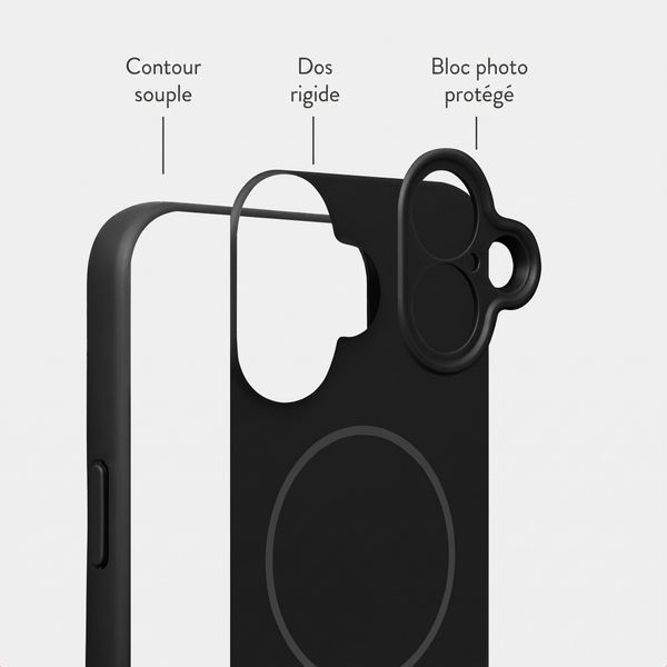 Accezz Coque Grip avec MagSafe Apple iPhone 17 - Noir