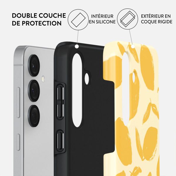Burga Coque arrière Tough Samsung Galaxy S25 - Lemon Tart