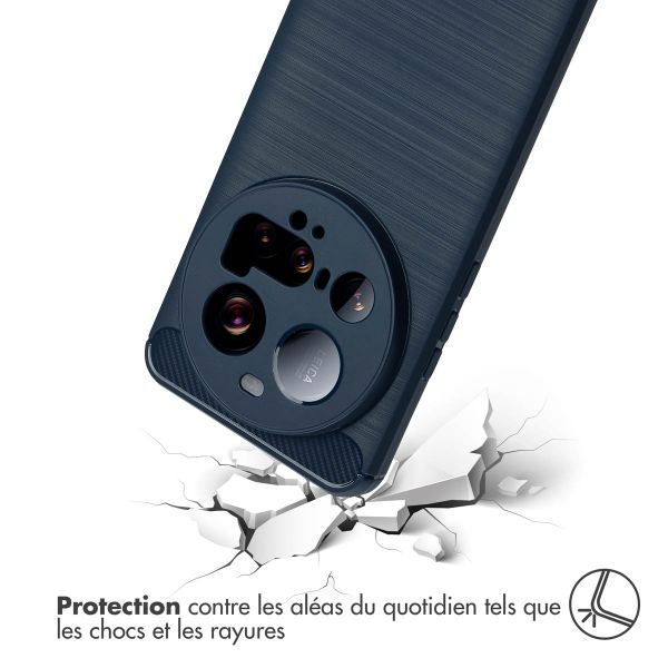 imoshion Coque Brushed Xiaomi 15 Ultra - Bleu foncé