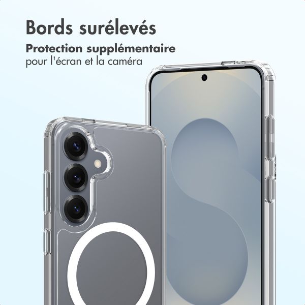 Accezz Coque arrière Xtreme Impact avec MagSafe Samsung Galaxy S24 - Transparent