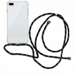 imoshion Coque arrière transparente avec cordon Apple iPhone 8 Plus / 7 Plus - Noir & Doré