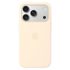 Apple Coque en silicone avec MagSafe Apple iPhone 17 Pro Max - Vanilla