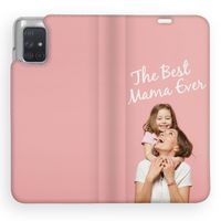 Concevez votre propre housse portefeuille Samsung Galaxy A71 - Blanc