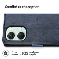 imoshion Étui de télephone portefeuille de luxe OnePlus Nord 3 - Bleu foncé