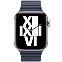 Apple Bracelet Leather Loop Apple Watch | 44/45/46/49 mm - Taille M - Diver Blue