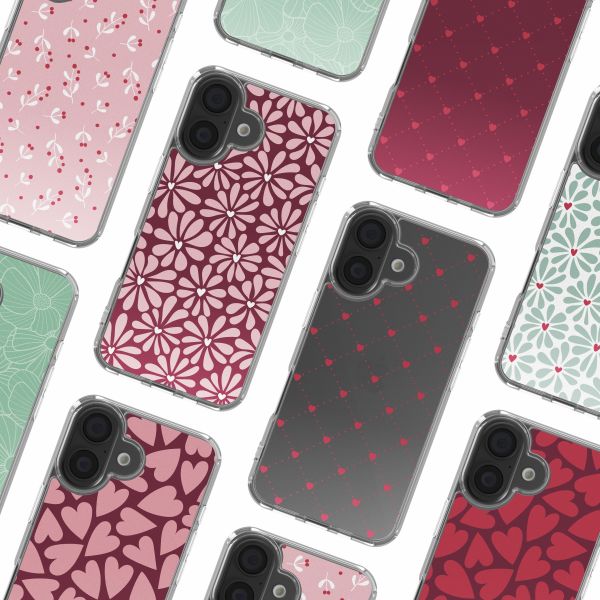 imoshion Coque Design Apple iPhone 16 - Bloom Love Blush