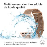 imoshion Bracelet magnétique milanais Apple Watch | 44/45/46/49 mm - Taille S - Rose Doré