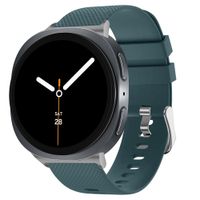 imoshion Bracelet en silicone flexible Samsung Galaxy Watch 8 (40/44mm) / Classic (46mm) - Blackish Green