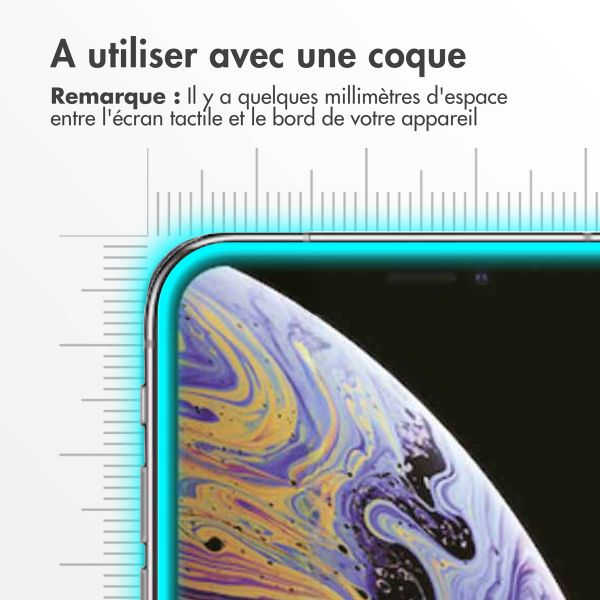 Accezz Protection d'écran en verre trempé Apple iPhone 11 Pro Max / Xs Max