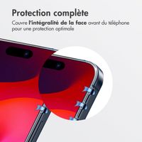 Accezz Protecteur d'écran en verre trempé + Applicateur Apple iPhone 17 Pro
