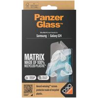 PanzerGlass Protection d'écran Matrix Recycled Ultra-Wide Fit Anti-bactérienne avec applicateur Samsung Galaxy S24