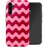 Selencia Coque arrière Vivid Samsung Galaxy A34 (5G) - Wave Vibes Lipstick