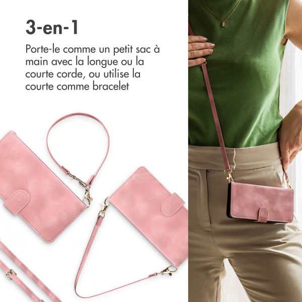 imoshion Etui de télephone portefeuille avec cordon Samsung Galaxy S24 FE - Rose