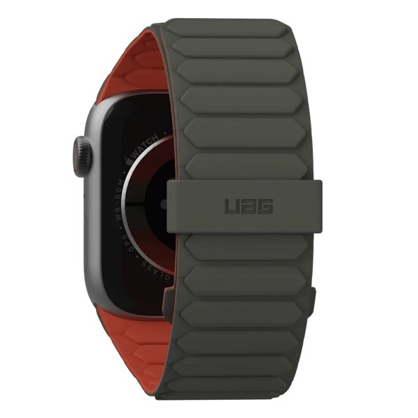 UAG Bracelet Pathfinder réversible en silicone Apple Watch | 44/45/46/49 mm - Olive/Rust