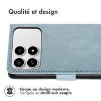 imoshion Étui de télephone portefeuille de luxe Xiaomi Poco F8 Pro - Bleu clair