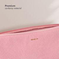 Selencia Pochette ordinateur Corduroy 13-14 pouces - Soft Blush