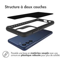 imoshion Rugged Hybrid Carbon Case Samsung Galaxy S21 FE - Noir