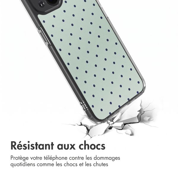 imoshion Coque Design Apple iPhone 14 - Polka Dot Mintgroen