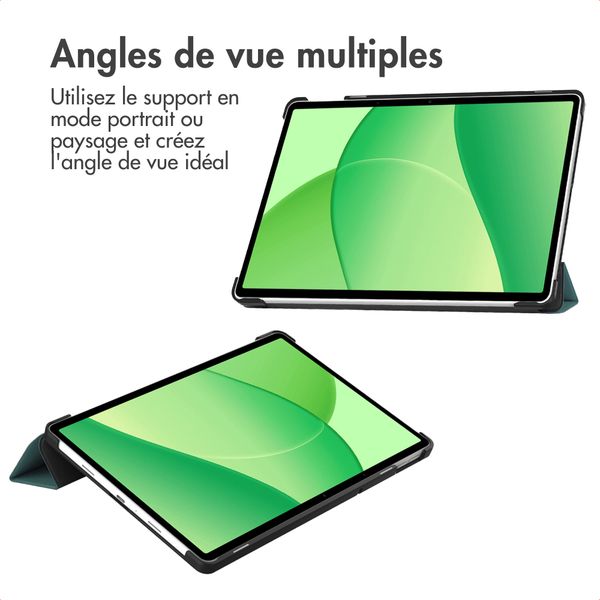 imoshion Coque tablette Trifold OnePlus Pad Lite - Vert foncé