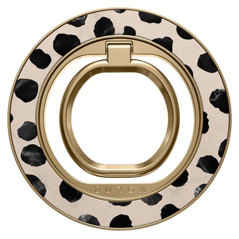 Burga Anneau de téléphone Magnetic Ringholder Gold - Compatible avec MagSafe - Almond Latte