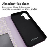 imoshion Étui de télephone portefeuille Design Samsung Galaxy S21 FE - White Daisy
