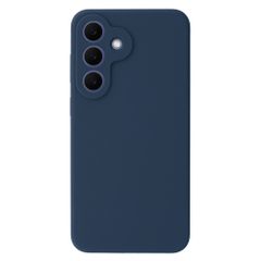 Accezz Coque Liquid Silicone avec MagSafe Samsung Galaxy S26 FE - Bleu foncé