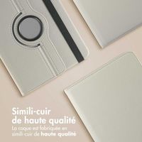 imoshion Coque tablette rotatif à 360° Samsung Galaxy Tab A11 Plus / A9 Plus - Gris