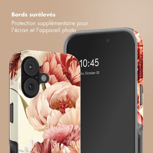 Selencia Coque arrière Vivid avec MagSafe Apple iPhone 17 - Vintage Peony