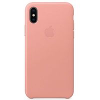Apple Coque Leather Apple iPhone X - Soft Pink
