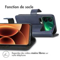 imoshion Étui de télephone portefeuille de luxe Xiaomi 17 Pro Max - Bleu foncé