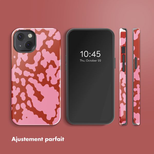 Selencia Coque arrière Vivid avec MagSafe Apple iPhone 13 - Moo’d Blush Pink