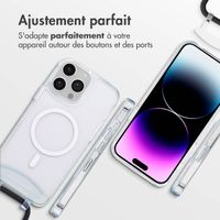 imoshion Coque MagSafe avec cordon amovible Apple iPhone 14 Pro Max - Transparent