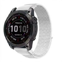imoshion Bracelet QuickFit® en nylon  - Connexion Garmin 20 mm - Taille L/XL - Blanc