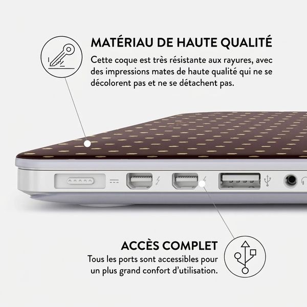 Burga Coque Rigide Apple MacBook Air 13 pouces (2022 / 2024 M3 / 2025 M4 / 2026 M5) - Sorry Busy