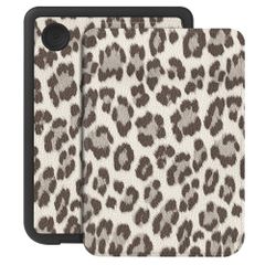 Selencia Coque liseuse Sabi avec imprimé léopard Kobo Clara Colour / Clara BW - Soft Ivory