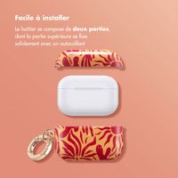 Selencia Coque Vivid  Apple AirPods Pro 2 - Tropical Vibes Apricot