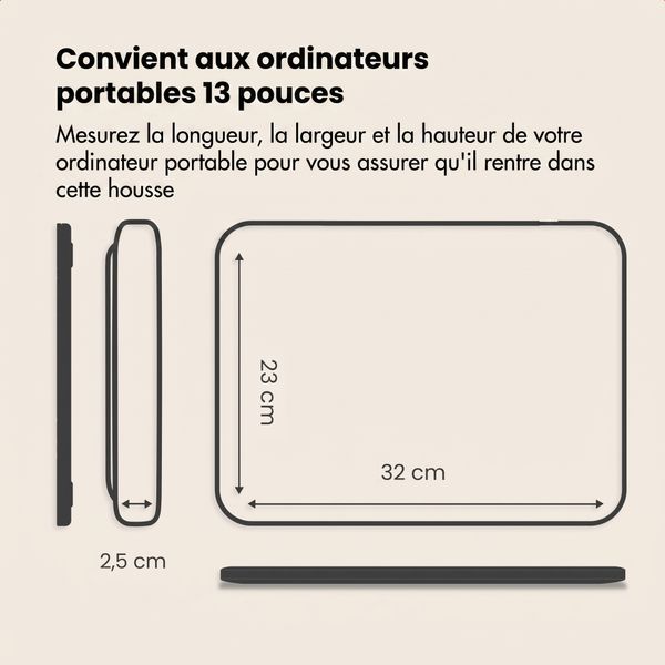 imoshion Pochette ordinateur avec compartiment 13 pouces - Candy Pink