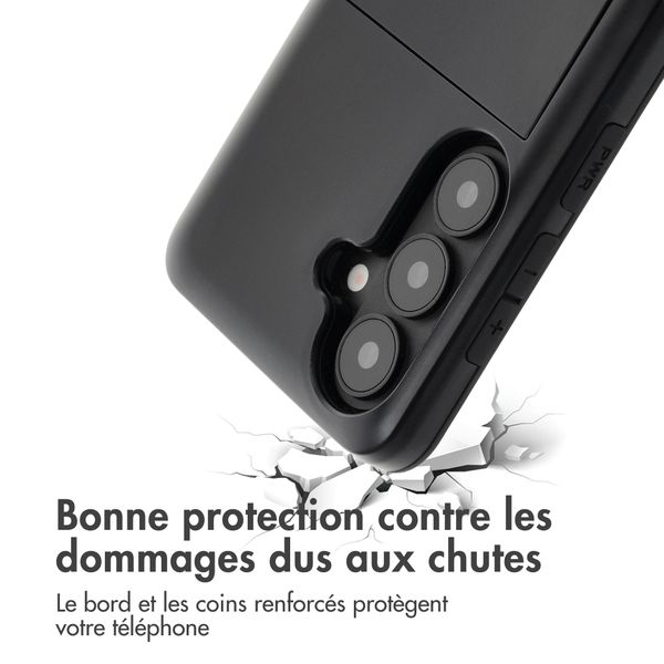 imoshion Coque arrière avec porte-cartes Samsung Galaxy S26 Plus - Noir
